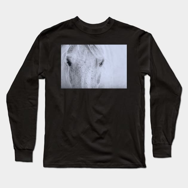 Horse Eyes Long Sleeve T-Shirt by Hispaniola-Fineart